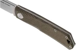 Real Steel Luna Premium II M390, Green Micarta 7006P Knivesandtools Exclusive Slipjoint Pocket Knife -Optimal Knife Shop RL7006P 07 real steel kato