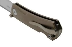 Real Steel Luna Maius Titanium Tan Bronze 7092, Pocket Knife -Optimal Knife Shop RL7092 04 realsteel