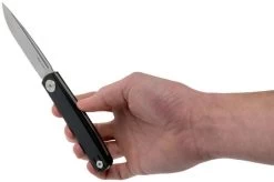 Real Steel G-Slip 7841 Black Slipjoint Pocket Knife, Ostap Hel Design -Optimal Knife Shop RL7841 08 real steel