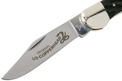 Robert Klaas Hen & Rooster US Copperhead Bog Oak 232-1-276-COP Pocket Knife -Optimal Knife Shop RS232 1 276 COP 03 robert klaas rs232 1 276 cop 03