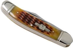 Rough Ryder Copperhead Amber Bone RR043 Slipjoint Pocket Knife -Optimal Knife Shop RY043 04 rough ryder