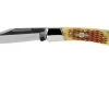 Rough Ryder Folding Hunter Amber Bone RR066 Lockback Pocket Knife -Optimal Knife Shop RY066 01 rough ryder