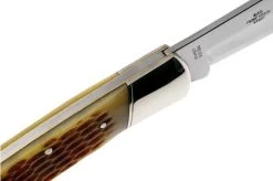 Rough Ryder Folding Hunter Amber Bone RR066 Lockback Pocket Knife -Optimal Knife Shop RY066 06 rough ryder