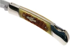 Rough Ryder Folding Hunter Amber Bone RR066 Lockback Pocket Knife -Optimal Knife Shop RY066 07 rough ryder