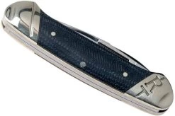 Rough Ryder Canoe Denim RR2184 Carbon Slipjoint Pocket Knife -Optimal Knife Shop RY2184 04 rough ryder