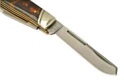 Rough Ryder Imitation Tortoise Trapper, RR2453 Pocket Knife -Optimal Knife Shop RY2453 04 roughryder