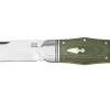 Rough Ryder Reserve Hippo Toe OD Green Micarta, RRR015 Slipjoint Pocket Knife -Optimal Knife Shop RYR015 01 roughryder