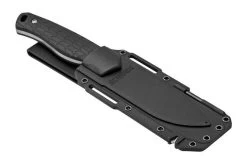 Schrade Exertion Drop Point Knife 1159309, Black Fixed Knife -Optimal Knife Shop SC1159309 06 schrade