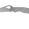 Spyderco Harrier 2 Stainless BY01PS2 Partly Serrated Pocket Knife -Optimal Knife Shop SPBY01PS2 01 spyderco