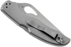 Spyderco Harrier 2 Stainless BY01PS2 Partly Serrated Pocket Knife -Optimal Knife Shop SPBY01PS2 04 spyderco