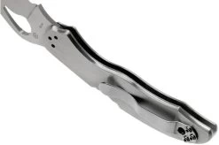 Spyderco Harrier 2 Stainless BY01PS2 Partly Serrated Pocket Knife -Optimal Knife Shop SPBY01PS2 05 spyderco