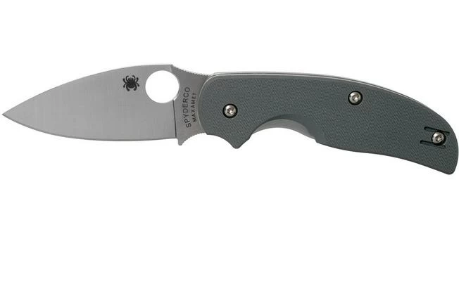Spyderco Sage 1 C123GPGY Cool Grey G10, Maxamet Pocket Knife 3 Spyderco Sage 1 C123GPGY Cool Grey G10, Maxamet Pocket Knife