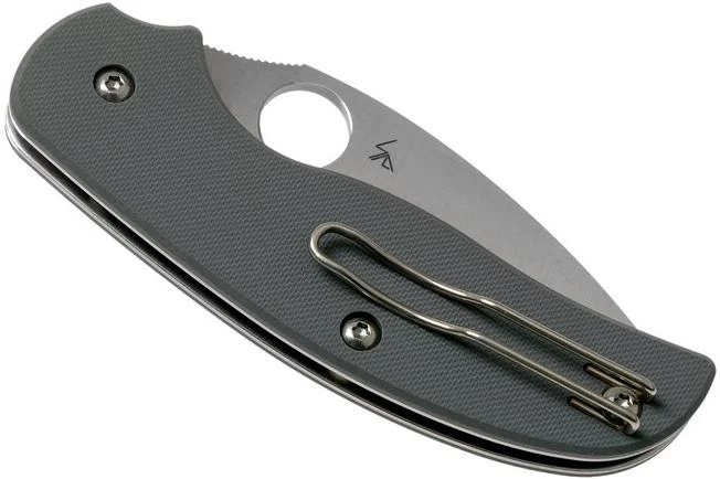 Spyderco Sage 1 C123GPGY Cool Grey G10, Maxamet Pocket Knife 6 Spyderco Sage 1 C123GPGY Cool Grey G10, Maxamet Pocket Knife - Image 4