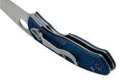 Spyderco Persistence Lightweight S35VN Blue C136PBL FRN Pocket Knife -Optimal Knife Shop SPC136PBL 04 spyderco