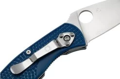Spyderco Persistence Lightweight S35VN Blue C136PBL FRN Pocket Knife -Optimal Knife Shop SPC136PBL 05 spyderco