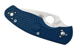 Spyderco Persistence Lightweight S35VN Blue C136PBL FRN Pocket Knife -Optimal Knife Shop SPC136PBL 06 spyderco