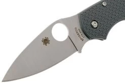Spyderco Chaparral FRN Grey C152PGY Pocket Knife -Optimal Knife Shop SPC152PGY 03 spyderco spc152pgy 03