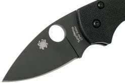 Spyderco Lil' Native Compression Lock Black C230GPBBK Pocket Knife -Optimal Knife Shop SPC230GPBBK 03 spyderco