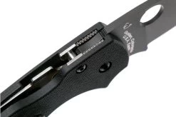Spyderco Lil' Native Compression Lock Black C230GPBBK Pocket Knife -Optimal Knife Shop SPC230GPBBK 06 spyderco