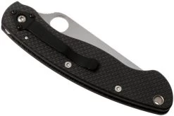 Spyderco Military 52100 C36CFP51200 Carbon Fibre Pocket Knife -Optimal Knife Shop SPC36CFP51200 04 spyderco