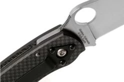 Spyderco Military 52100 C36CFP51200 Carbon Fibre Pocket Knife -Optimal Knife Shop SPC36CFP51200 06 spyderco