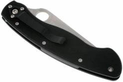 Spyderco- C36 Military Plain Edge -Optimal Knife Shop SPC36 04 spyderco military plain edge spc36gpe d4