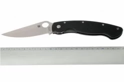 Spyderco- C36 Military Plain Edge -Optimal Knife Shop SPC36 05 spyderco military plain edge spc36gpe d5