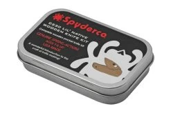 Spyderco Wooden Knife Kit C230 Lil Native WDKIT2, Wooden Pocket Knife