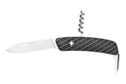 Swiza D01 Swiss Pocket Knife, Carbon Fibre Print
