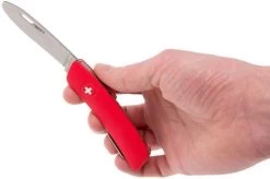 Swiza J02 Junior Swiss Pocket Knife, Red -Optimal Knife Shop SZJ02 RD 05 swiza szj02 rd 05