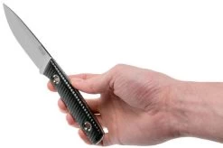 TRC Knives Classic Freedom, Black Canvas Micarta Outdoor Knife -Optimal Knife Shop TI CF MICBK 06 trc knives