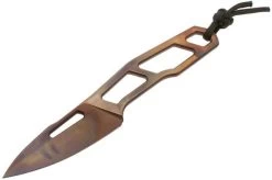 TRC Knives Speed Demon, M390 Apocalypse Finish 2022 Biohazard Edition, Neck Knife -Optimal Knife Shop TI SD M390 APO 03 trc knives