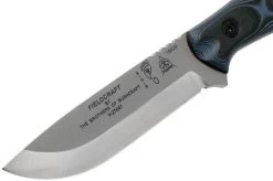 TOPS Knives B.O.B. Fieldcraft 154CM Blue/Black G10 BROS-154-BB Bushcraft Knife -Optimal Knife Shop TK BROS 154 BB 03 tops knives