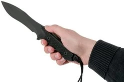 Spartan Blades Ronin Shinto, Black Blade, Black Handle, Outdoor Knife -Optimal Knife Shop USSB47BKBKNLBK 06 spartan blades