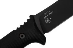 Spartan Blades Harsey Nessmuk Black SBSL005 Outdoor Knife, Bill Harsey Design -Optimal Knife Shop USSBSL005BK 05 spartan