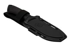 Spartan Blades Harsey Nessmuk Black SBSL005 Outdoor Knife, Bill Harsey Design -Optimal Knife Shop USSBSL005BK 06 spartan