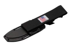 Spartan Blades Harsey Nessmuk Black SBSL005 Outdoor Knife, Bill Harsey Design -Optimal Knife Shop USSBSL005BK 07 spartan