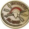 Spartan Blades Challenge Coin -Optimal Knife Shop USSC1 01 spartan blades