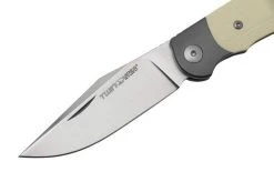 Viper Twin, V6002GI, Satin M390, Ivory G10 Pocket Knife, Fabrizio Silvestrelli Design -Optimal Knife Shop VPV6002GI 03 viper