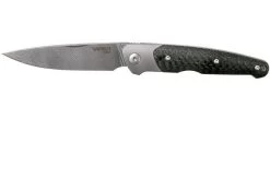 Viper Key VA5978FCB Bolster Damascus Copper Carbon Fibre Pocket Knife