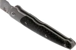 Viper Key VA5978FCB Bolster Damascus Copper Carbon Fibre Pocket Knife -Optimal Knife Shop VPVA5978FCB 05 viper