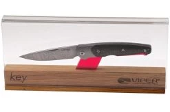 Viper Key VA5978FCB Bolster Damascus Copper Carbon Fibre Pocket Knife -Optimal Knife Shop VPVA5978FCB 10 viper
