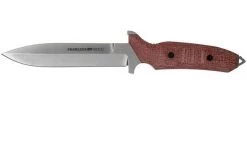 Viper Fearless VT4018CR Sleipner Stonewashed, Red Canvas Micarta, Fixed Knife, Rumici Design