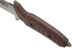 Viper Fearless VT4018CR Sleipner Stonewashed, Red Canvas Micarta, Fixed Knife, Rumici Design -Optimal Knife Shop VPVT4018CR 05 viper