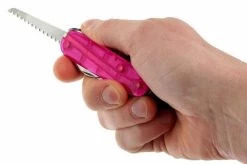 Victorinox Children's Army Knife, My First Victorinox With Saw, Pink -Optimal Knife Shop VT0 2373 T5 05 victorinox kinderzakmes vt0 2373 t5 d5