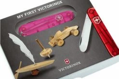 Victorinox Children's Army Knife, My First Victorinox With Saw, Pink -Optimal Knife Shop VT0 2373 T5 06 victorinox kinderzakmes vt0 2373 t5 d6