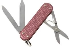 Victorinox Classic SD Precious Alox, Gentle Rose 0.6221.405G Swiss Pocket Knife -Optimal Knife Shop VT0 6221 405G 02 victorinox