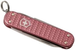 Victorinox Classic SD Precious Alox, Gentle Rose 0.6221.405G Swiss Pocket Knife -Optimal Knife Shop VT0 6221 405G 04 victorinox