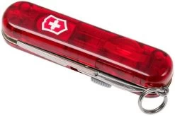 Victorinox Signature Lite, Swiss Pocket Knife, Transparant Red -Optimal Knife Shop VT0 6226 T 04 victorinox vt0 6226 t 04