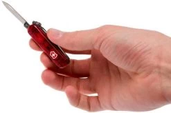 Victorinox Signature Lite, Swiss Pocket Knife, Transparant Red -Optimal Knife Shop VT0 6226 T 06 victorinox vt0 6226 t 06
